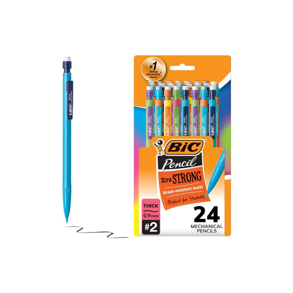 24 BIC Xtra-Strong Thick Lead Mechanical Pencil