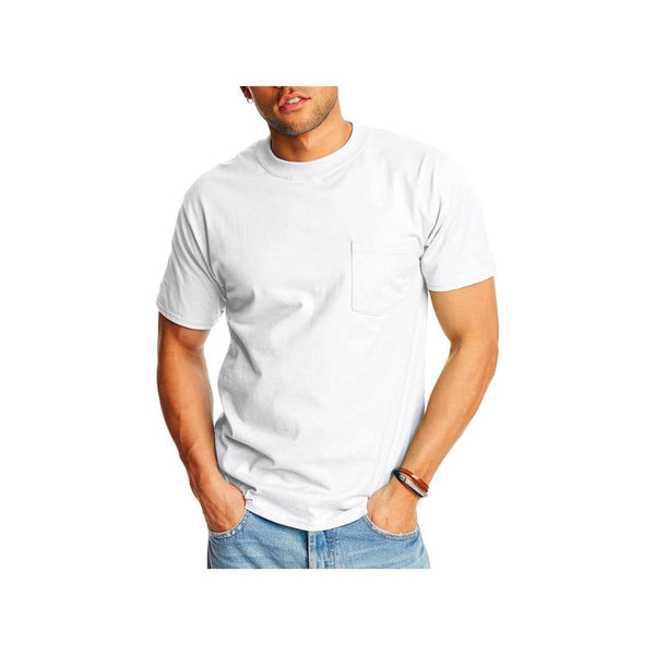 Hanes Men's Heavyweight Pocket T-Shirt