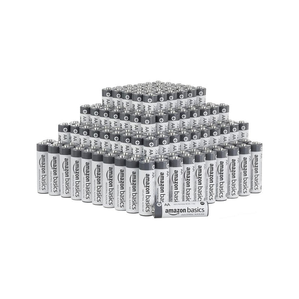 200-Pack Amazon Basics AA Alkaline Industrial Batteries