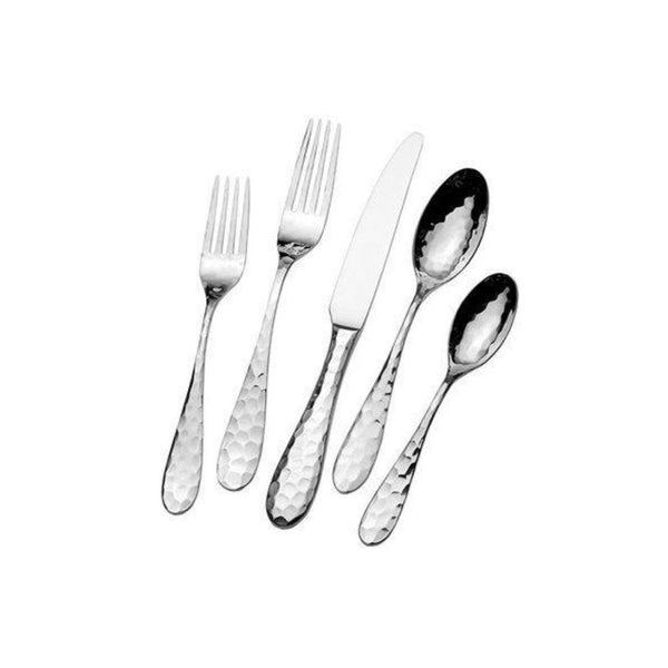 45-Piece Mikasa Lilah 18.10 Stainless Steel Flatware Set