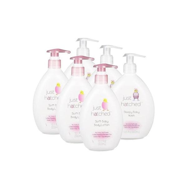 6 Pack Nighttime Baby Wash and Lotion Bundle