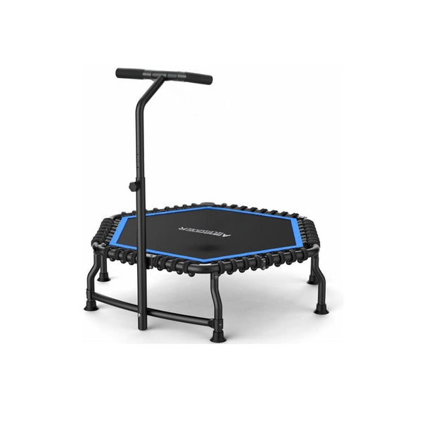 50-In Rebounder Trampoline with Adjustable Bar