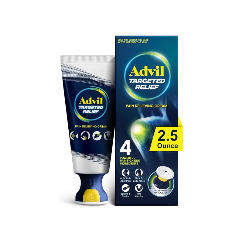 Advil Targeted Relief Pain Relieving Cream with Massage Applicator