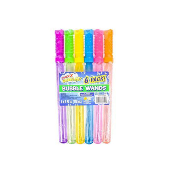 6-Pack Maxx Bubbles 4oz Bubble Wands