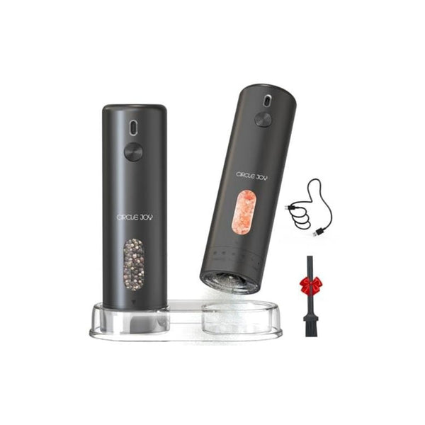 Electric Salt and Pepper Grinder Set