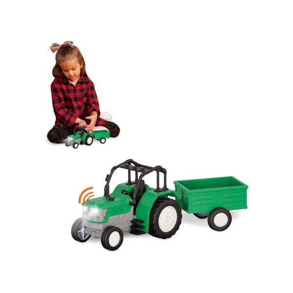 Driven by Battat – 7-Inch Tractor Toy with Lights & Sounds