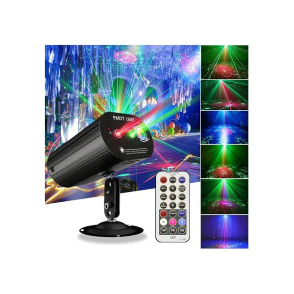 Sound Activated Disco Party Lights with Remote Control