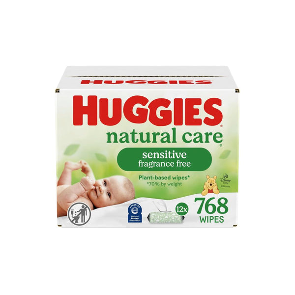 768 Huggies Natural Care Sensitive Baby Wipes