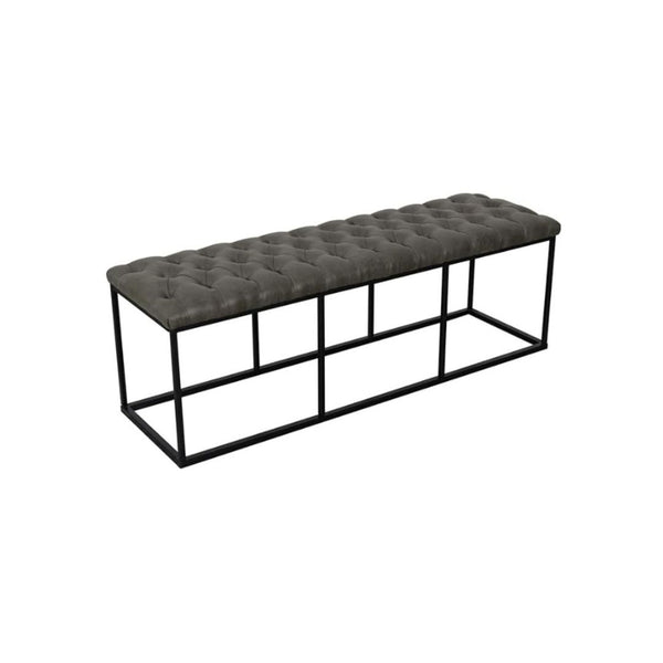 HomePop Upholstered Button Tufted Decorative Bench