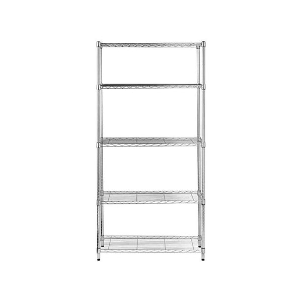 Amazon Basics 5-Shelf Adjustable Steel Wire Storage Rack