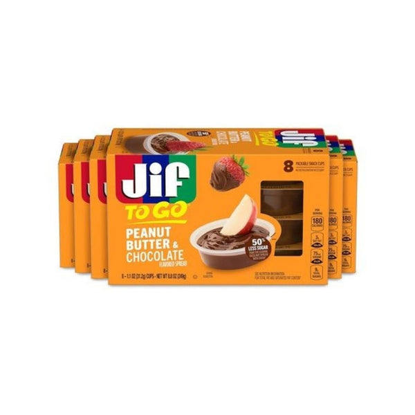 8 Jif To Go Peanut Butter & Chocolate Cups