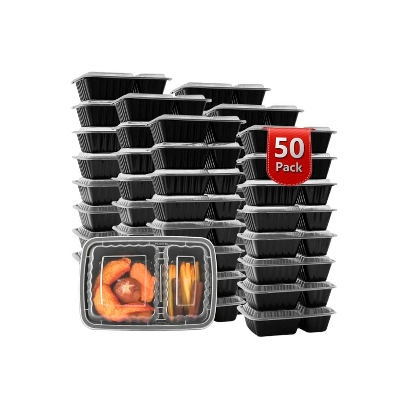 50-Pack Meal Prep Containers
