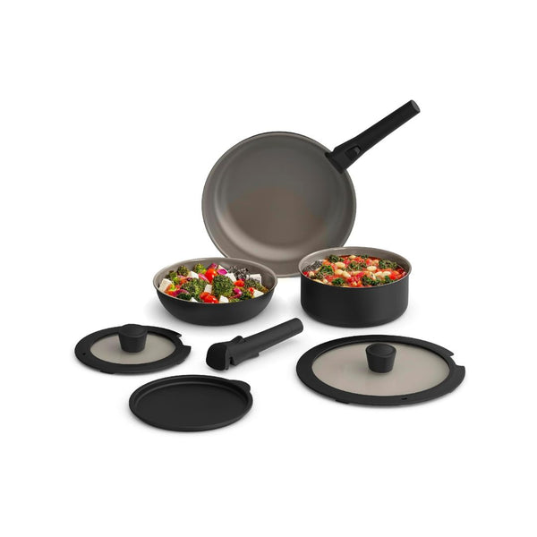 bella 8 Piece Removable Handle Cookware Set