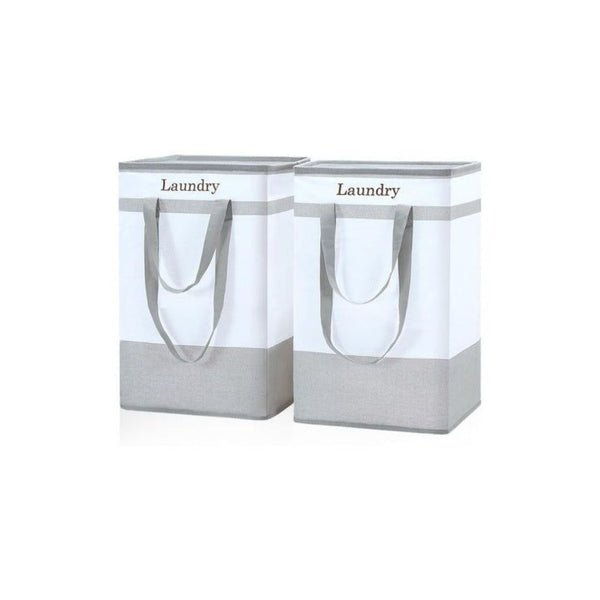 2 Laundry Hampers with Easy Carry Handles