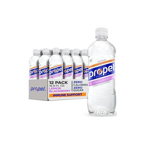 12 Pack Propel Immune Support Electrolyte Water Bottles (3 Flavors!)