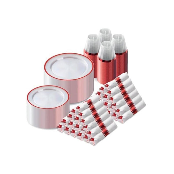 700 Piece Disposable Dinnerware Set