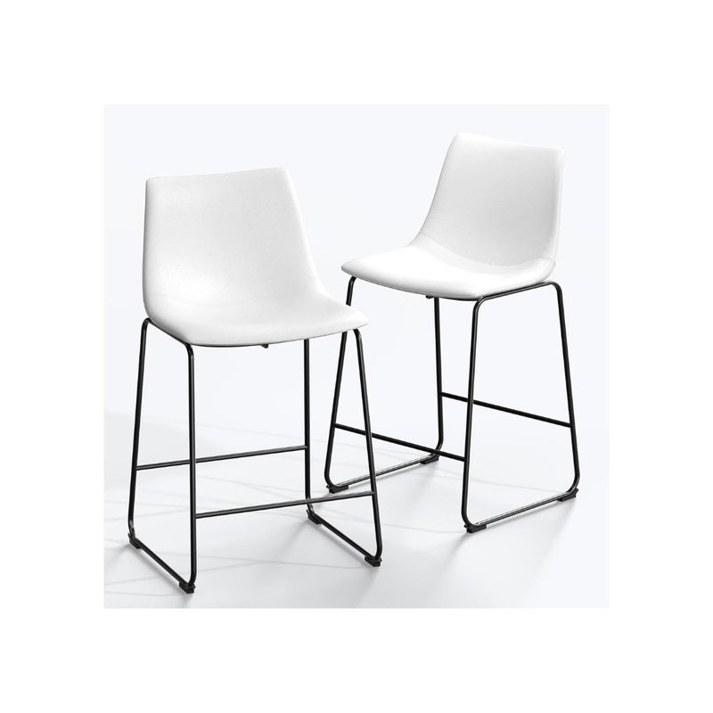 Set of 2 NicBex Retro Bar Stools