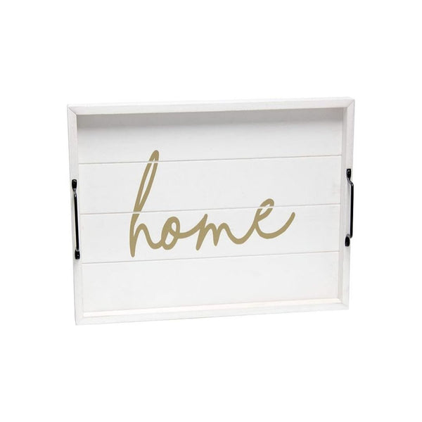 15.5-In x 12-In Elegant Designs Decorative Wood Serving Tray