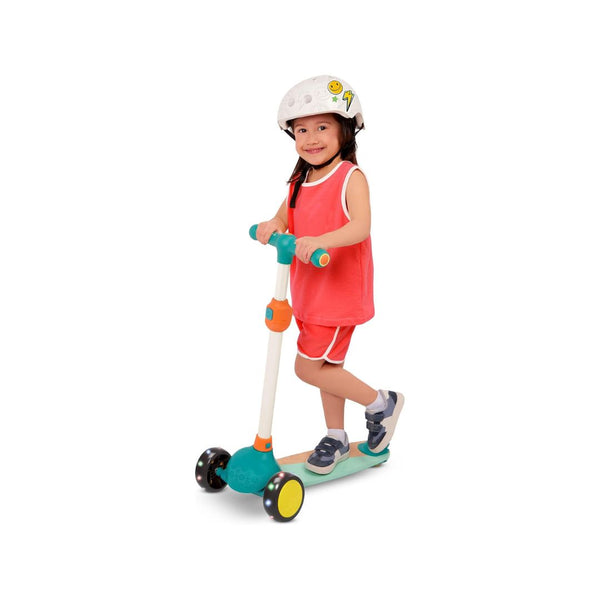 B. Toys Adjustable Height & Light-Up Wheels 3-Wheel Scooter