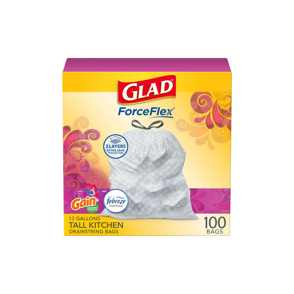 Prime Savings on Garbage Bags from Glad, Hefty, and Amazon Basics