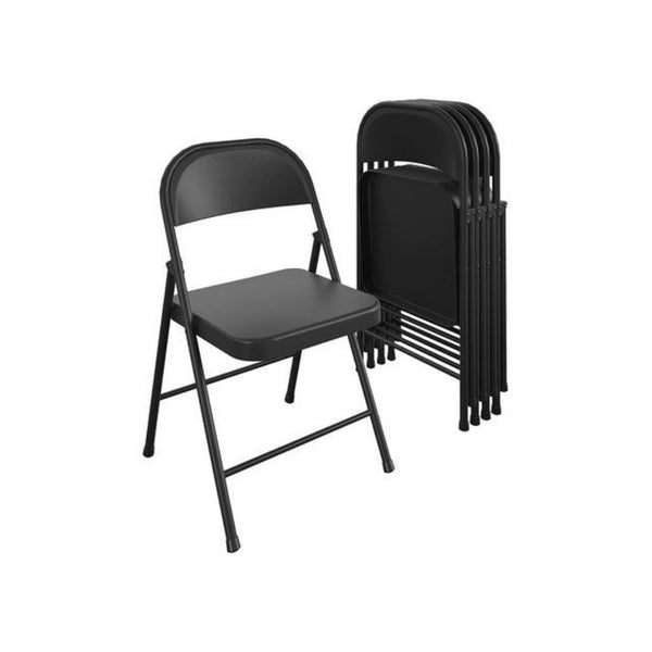 4 Cosco SmartFold All-Steel Folding Chair