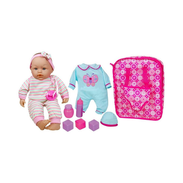 Lissi: 14-Inch Baby Doll Set: Backpack & Accessories