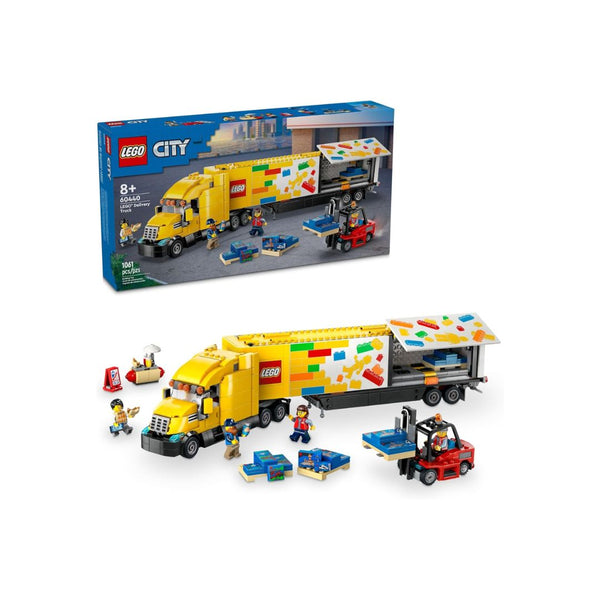1,061-Pcs LEGO City Yellow Delivery Truck Toy