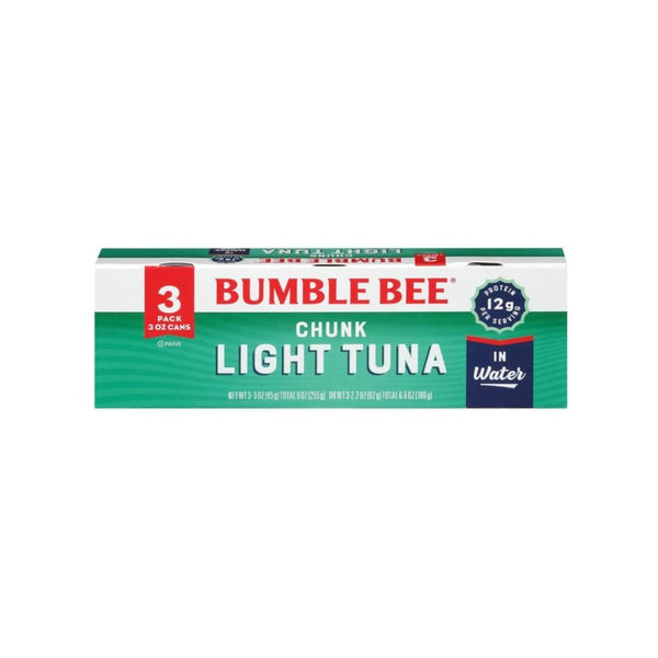 3 Cans of Bumble Bee Chunk Light Tuna In Water