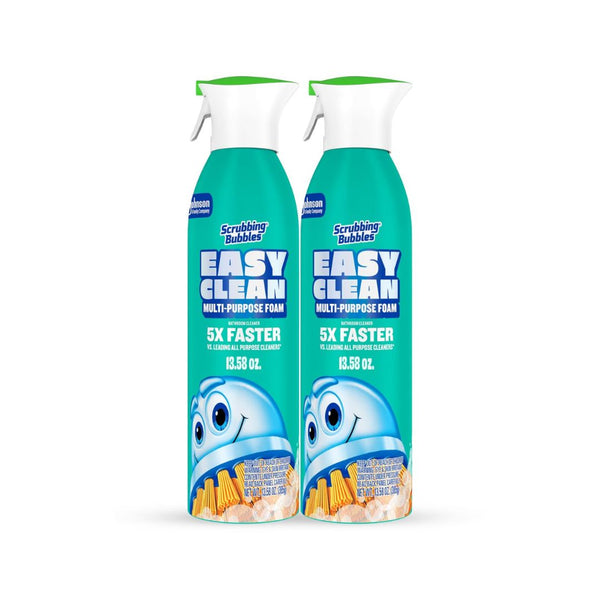 2-Pack Scrubbing Bubbles Easy Clean Foaming Multipurpose Bathroom Cleaner