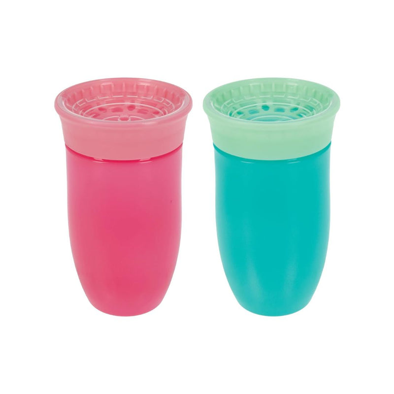 2-Pack Nuby Wonder Cup – Spill-Proof Toddler Sippy Cups