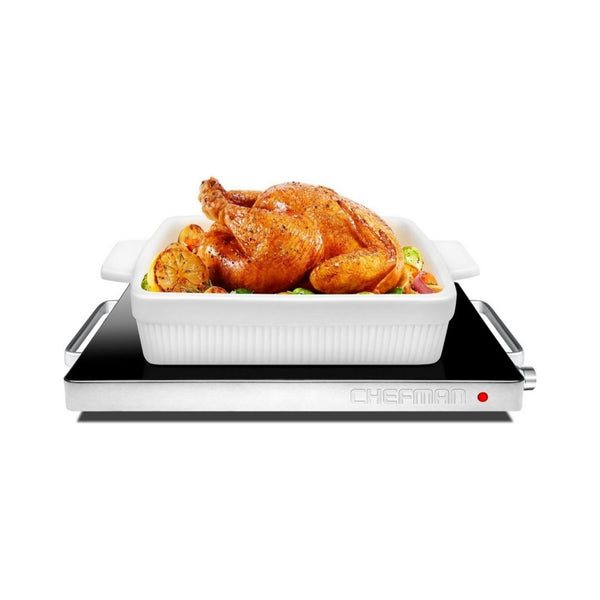 Chefman Compact Glasstop Warming Tray