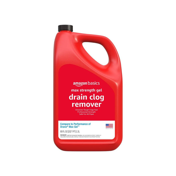 Amazon Basics Max Strength Drain Cleaner Hair Clog Remover Gel
