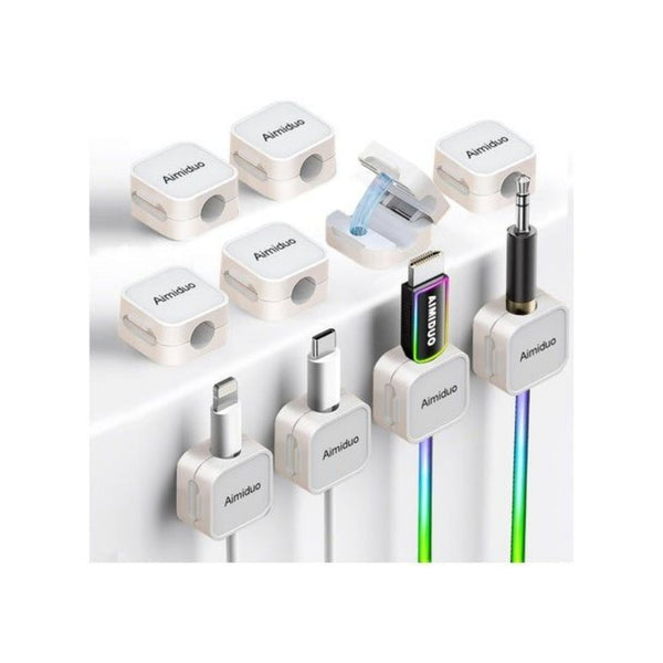 10 Magnetic Cable Organizer Clips