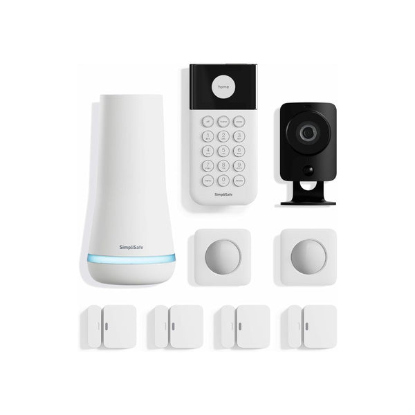 SimpliSafe 9 Piece Wireless Home Security System w/HD Camera