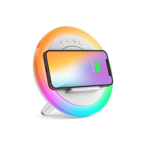 Wireless Charging Bluetooth Speaker With Night Light