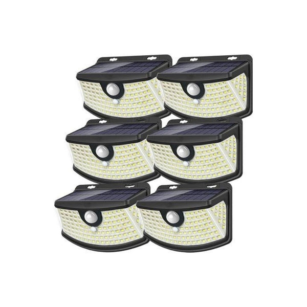 6 Pack of 120 LED Solar Motion Sensor Lights