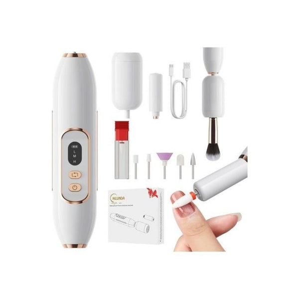 2-in-1 Rechargeable Nail Drill & Makeup Brush Cleaner