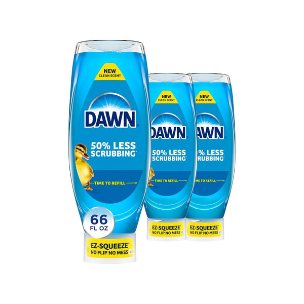 3-Pack Dawn Ultra EZ-Squeeze Dish Soap