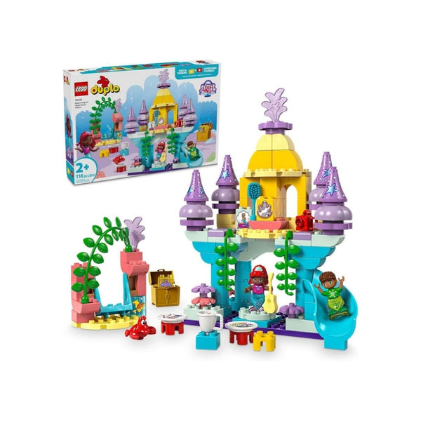 116-Pcs LEGO DUPLO Disney Ariel’s Magical Underwater Palace Building Toy Set