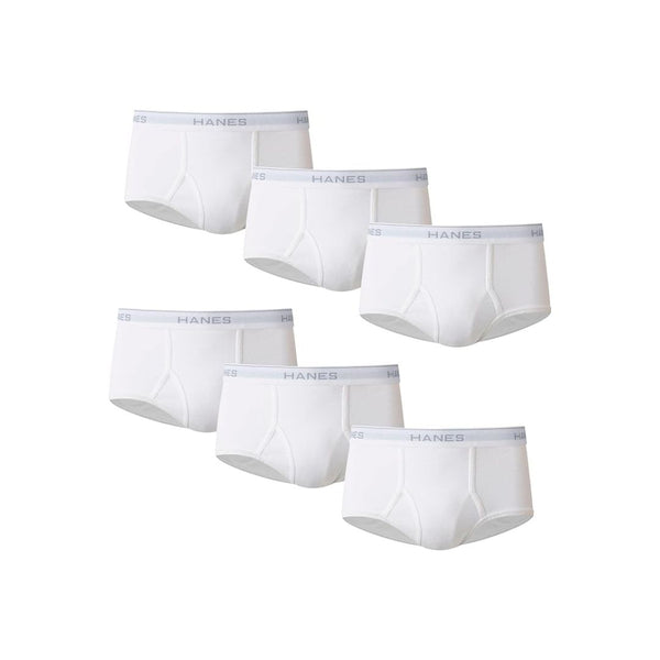 6 Hanes Men’s Moisture-Wicking Cotton Briefs