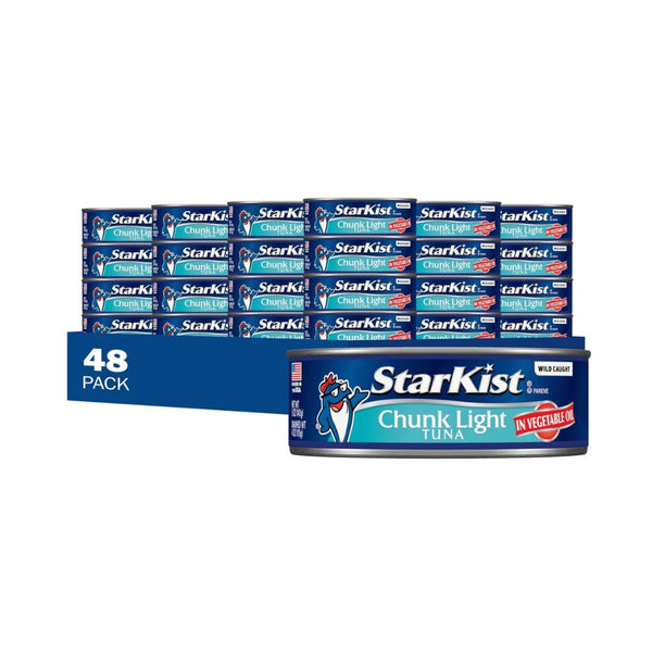48 Cans of StarKist Chunk Light Tuna in Oil