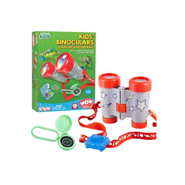 Kids Binoculars Nature Explorer STEM Kit with Activities