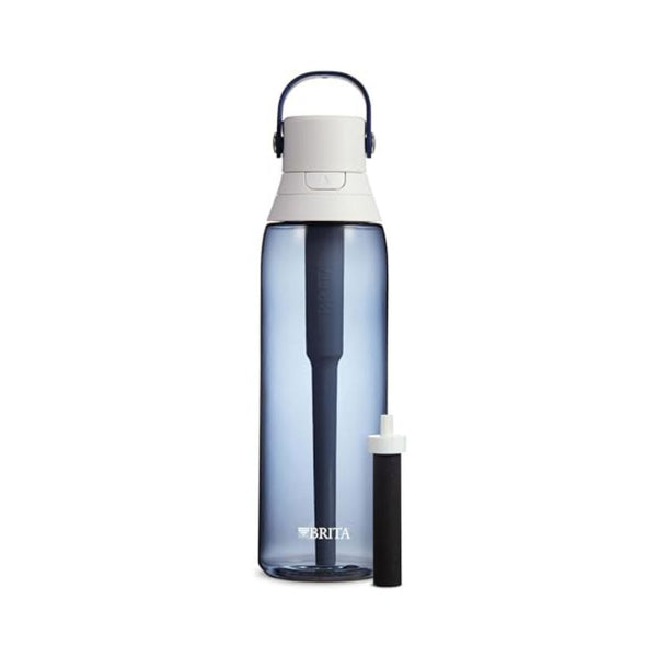 Brita Hard-Sided Plastic Premium Filtering 26oz Water Bottle