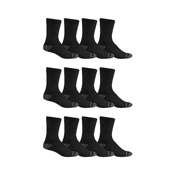 12 Pack Fruit of the Loom Men's Crew Socks