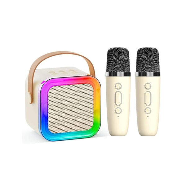 2 Wireless Microphone Kids Karaoke Machine Bluetooth Speaker