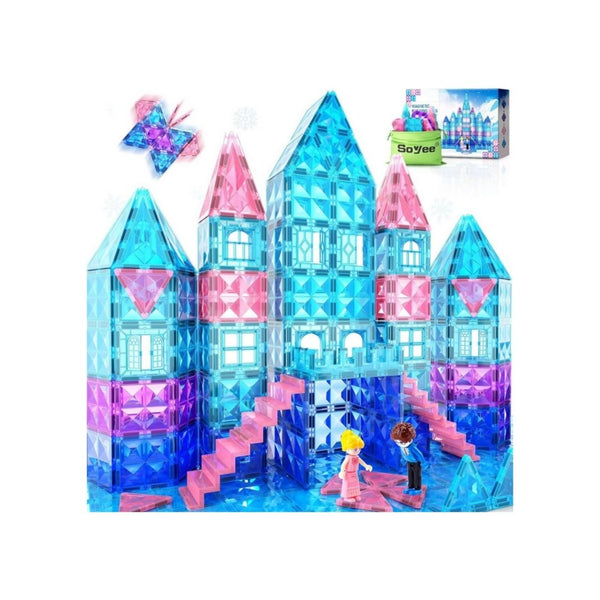 102-Pcs Frozen Castle Magnetic Tiles