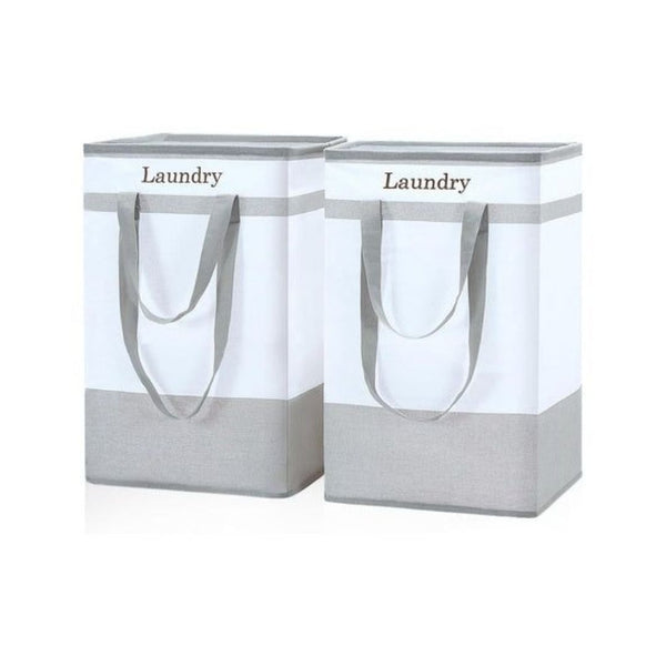 2 Laundry Hampers with Easy Carry Handles
