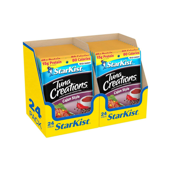 24 Pack StarKist Tuna Creations Cracked Pepper with Roasted Garlic