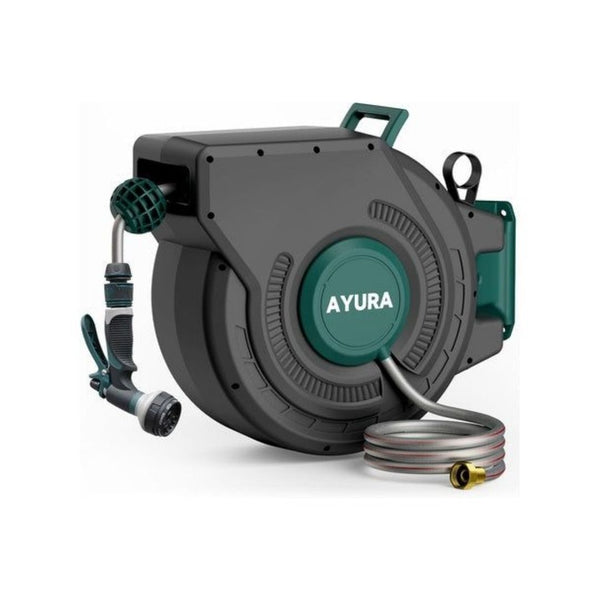 100 Foot Automatic Retractable Garden Hose Reel