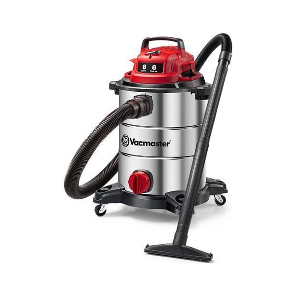 Vacmaster 8-Gallon Premium Stainless Steel Wet/Dry Vacuum
